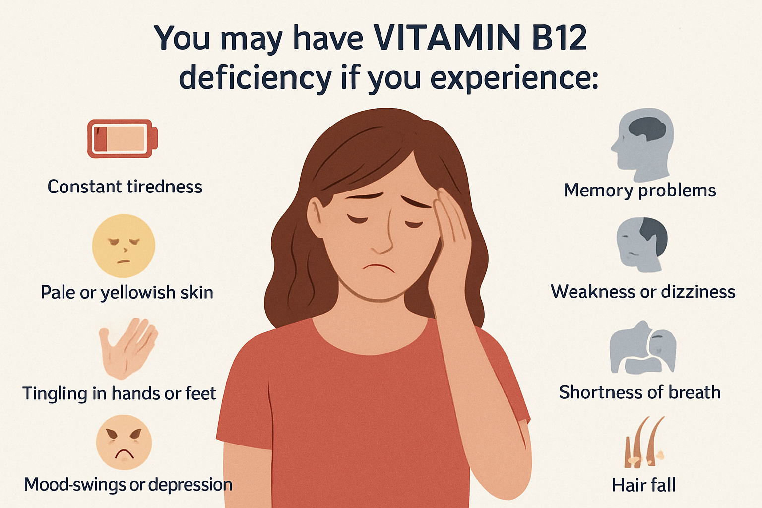 Vitamin B12 benefits and deficiency