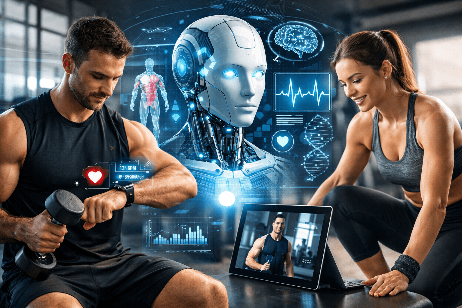 use of AI in fitness field
