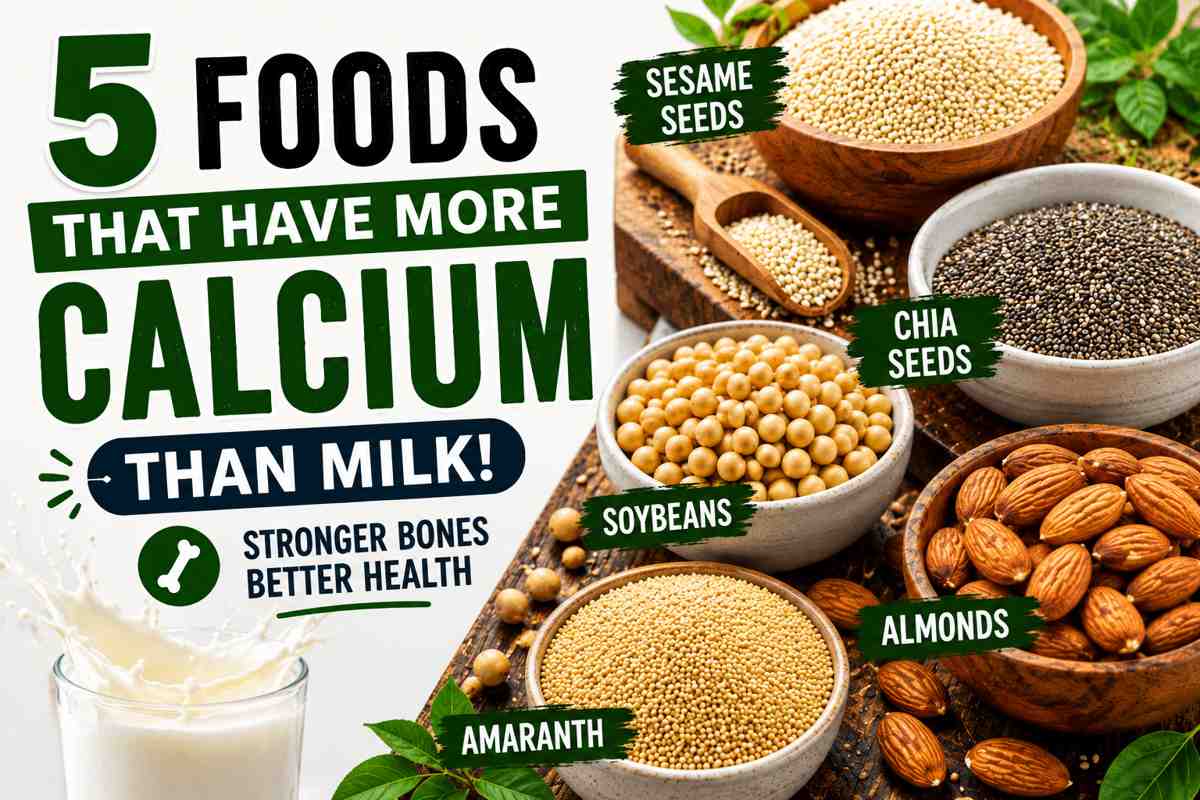 5 Foods That Have More Calcium Than Milk