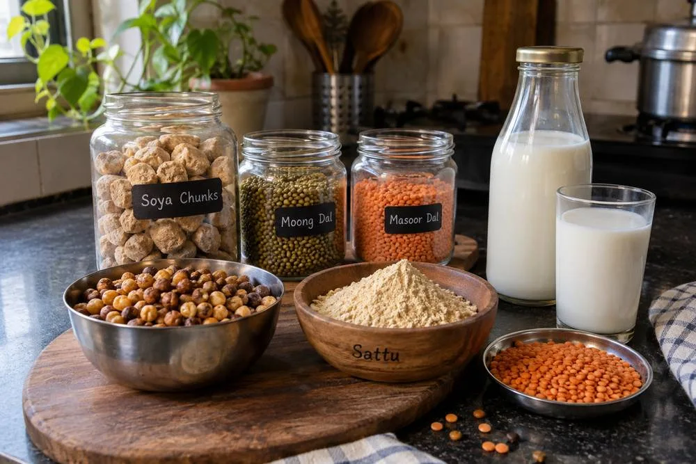 How to Get 100g of Veg Protein Under ₹100 a Day