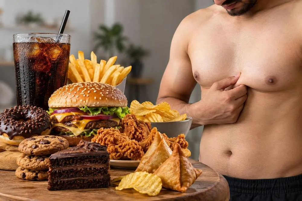 5 Foods Which Cause Man Boobs